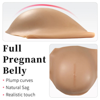 Ventre de grossesse artificiel en silicone, faux ventre de grossesse, costume réaliste, peau douce, cosplay pour acteur, performance, maternité