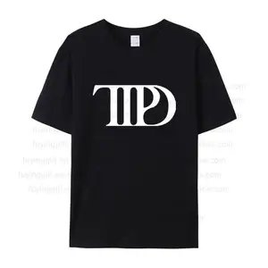 Date Populaire Chanteur TTPD Chemises 100% Coton Hommes Femmes Streetwear Concert Vêtements T-shirts Personnalisés Meilleurs Fans Cadeaux