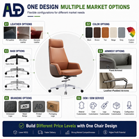 Chaise de bureau ergonomique en cuir à dossier haut, base chromée, pivotante à 360°, réglable, confortable, siège à motif diamant, chambre à coucher