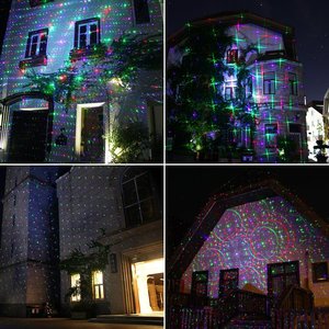 Best Sellers!Red&amp;Blue&amp;<strong>Green</strong> 8 Graphics Fireworks <strong>Laser</strong> Light (Simple Pattern), Grating Pattern Dj,club,holiday Party Light - Product Image 5