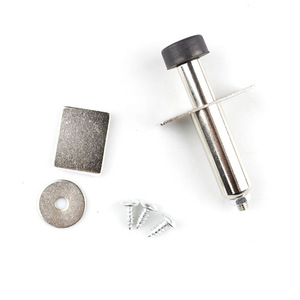 Cylindre de serrure de porte universel en acier inoxydable chromé, noyau de serrure à feuille pour coffre de voiture, réparation et remplacement de porte à bagages FP023 - Product Image 1