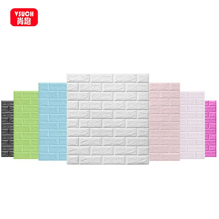 3D Wallpaper Home Decoration Self Adhesive Wallpaper Sticker Brick Bedroom Wall Paper