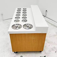 Équipement de réfrigération de table à salade en acier inoxydable de haute qualité