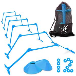 Có thể điều chỉnh chiều cao: <span class=keywords><strong>6</strong></span> ", 9" ,12 "các rào cản tốc độ tất cả trong một ban đầu (Bộ <span class=keywords><strong>6</strong></span>) tốc độ đào tạo nhanh nhẹn - Product Image 3