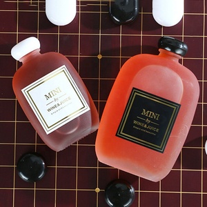 Charming Aesthetic Mushroom-Shaped Flat Liquor Bottle <strong>with</strong> Twist off Metal Cap for Home Cold Brewing <strong>Whiskey</strong> - Product Image 1