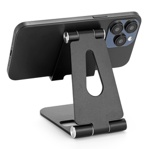Support de téléphone portable de bureau pliable avec logo personnalisé cadeau promotionnel support de téléphone portable réglable en aluminium anti-secousses - Product Image 3