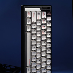 Kim loại bạc nhôm <span class=keywords><strong>Keycaps</strong></span> cho bàn phím cơ khí 68/75 sản xuất của Loại sản phẩm - Product Image 6