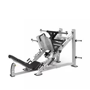 Máquina de Sentadillas de 45 Grados de Grado Comercial con Patas Ajustables de Acero, Equipo de Musculación Duradero con Características de Seguridad y Carga de Placas - Product Image 1