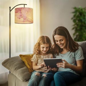 Elegant Lilac Fluid Art <b>Lampshade</b> <b>Large</b> Size <b>for</b> Luxury & Minimalist <b>Floor</b> <b>Lamps</b> Table <b>Lamps</b> Pendant Lights <b>for</b> Home Indoor Use - Product Image 4