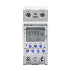 Temporizador HX 40A 220V con 28 temporizadores, cuenta regresiva y ciclo infinito, temporizador de carril guía - Product Image 4