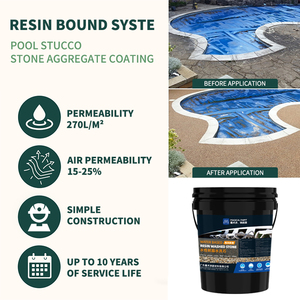 Nhựa ràng buộc lát nhựa Đá rửa sàn nhà để xe ngoài trời nhựa sàn ràng buộc tổng hợp đường lái xe Bộ dụng cụ - Product Image 4