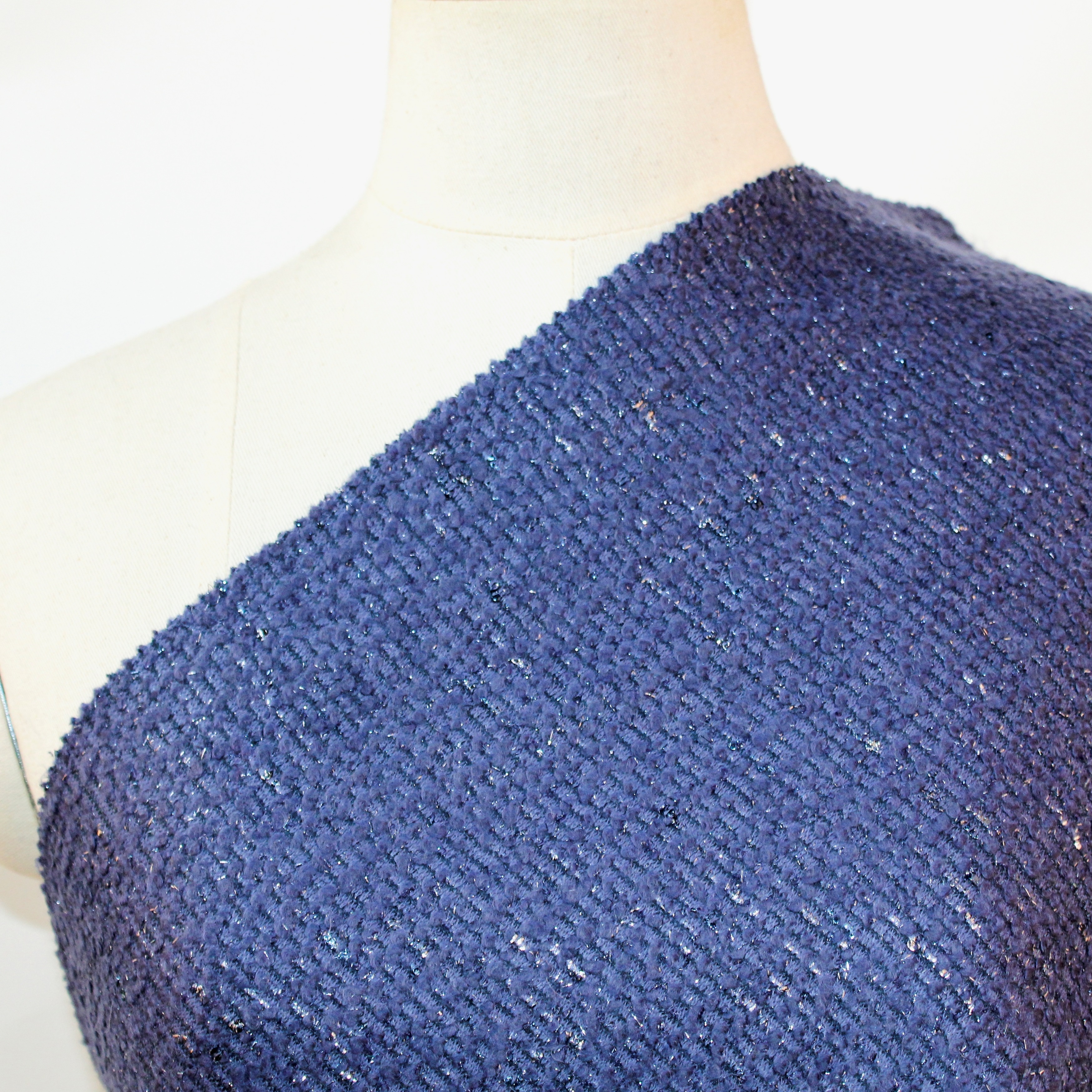 2024 New Arrival Spring Summer Fashion Style Merino Wool Alpaca Wool Shiny Silk Thread Tweed Fabric for Dress Coat Suit