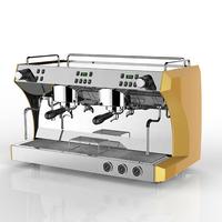Machine à café électrique professionnelle semi-automatique en acier inoxydable pour barista, expresso, usage domestique (français/espagnol)
