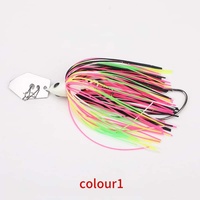 Leurre de pêche artificiel Chatterbait à tête plombée vibrante avec jupe en silicone et lame, poids 7g, 9g, 11g, 13g, 18g, 21g, vente en gros