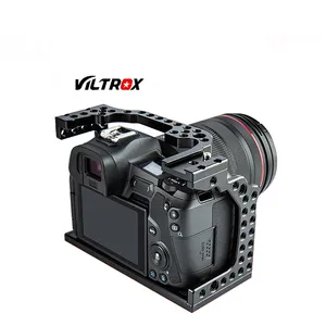 Viltrox CR-01 Cámara varilla de jaula plataforma para Canon EOS R completa Cámara mango Estabilizador Celular Diy Kit de vídeo Estabilizador