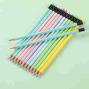 Pensil Promosi Kantor Bisnis Hadiah Custom Logo Pensil Berlogo Cetak China Pensil Sekolah Pensil Kayu - Product Image 5