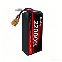 Nouvelle arrivée Batterie Lipo haute tension 22,8V 22000mAh HV 6S/12S/14S 20C Pack de cellules lithium-ion pour drone, avion RC, voiture, bateau, modèle