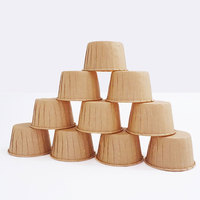 Gobelet en papier 1oz 2oz 3oz 4oz 5oz 6oz Gâteau d'anniversaire Gobelets à cupcakes de boulangerie sulfurisés Gobelets à muffins en papier pour la médecine