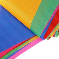 Hochwertige 60M mehrfarbige Wimpel Banner Nylon Stoff Flagge Wimpel für Party feiern Dekor