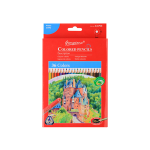 Juego de lápices artísticos a base de aceite Giorgione de <span class=keywords><strong>36</strong></span> colores, núcleo de grafito de 3 mm de grosor, lápices de colores de madera duraderos, caja de colores para arte - Product Image 1
