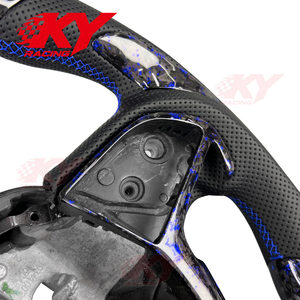 Volante Deportivo Personalizado de Cuero y Fibra de Carbono Forjado con LED e Indicador de RPM para Jeep Grand Cherokee S SRT Trailhawk Wrangler JL JK - Product Image 3