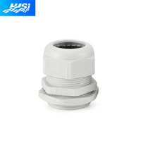 HISI HJSPG PG21 PG Type Presse-étoupe en nylon étanche IP68 haute/basse tension pour câble, connecteur électrique sous-marin