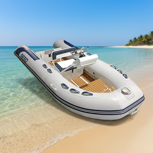 Bote inflable de goma de aluminio de alta velocidad, bote de hipalon/PVC, 11 pies, Rib330 - Product Image 5