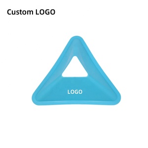 18*4,5 cm al por mayor OEM multicolor triángulo <span class=keywords><strong>señalización</strong></span> placa obstáculo equipo azul fútbol entrenamiento agilidad cono - Product Image 2