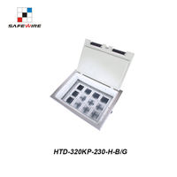 Soket Lantai Kabel Retraktil Safewire HTD-320KP-230-H-86-B/G dengan Gagang Logam, 5V 10A-16A Multi-Outlet untuk Lantai Terangkat & Beton