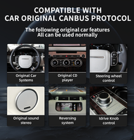 10.25 pouces Carplay Android 13 autoradio multimédia GPS lecteur de Navigation Auto DSP Carplay pour Land Rover Evoque 2012-2018