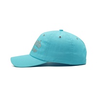 Casquette de baseball personnalisée à 6 panneaux, non structurée, en coton doux, avec visière incurvée, logo brodé sur mesure et boucle métallique, pour usage quotidien