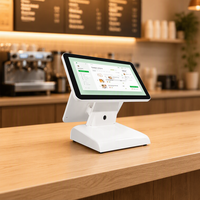 Système de caisse Android 15 pouces, terminal POS, écran tactile, caisse enregistreuse, logiciel NFC SDK pour la caisse des supermarchés