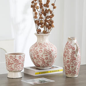 Nuovo <span class=keywords><strong>vaso</strong></span> <span class=keywords><strong>in</strong></span> porcellana idroponica <span class=keywords><strong>bianca</strong></span> <span class=keywords><strong>in</strong></span> stile cinese con Logo fiore <span class=keywords><strong>rosa</strong></span> Crackle glassa da tavolo <span class=keywords><strong>in</strong></span> ceramica artigianale per casa fioriera - Product Image 4