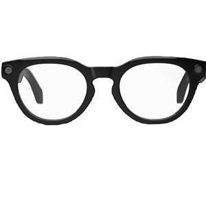 Gafas Inteligentes con Marco de Titanio y Plástico Negro, Cámara Dual y Función de IA - Product Image 1