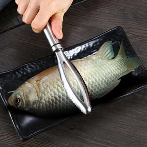 Stainless Fish <strong>Scales</strong> <strong>Scraping</strong> Graters <strong>Fast</strong> Cleaner <strong>Remove</strong> Skin Brush Cleaning Scraper Peeler Bone Scaler Tongs Tweezers Tool - Product Image 6