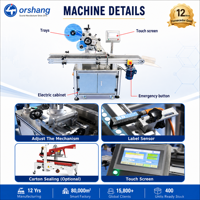 Étiqueteuse automatique pour cartons, sachets, étiquettes volantes, enveloppes, cartes, carnets, sacs en papier – Machine d'étiquetage autocollante