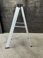 Échelle en aluminium pliable, Escaliers en aluminium de qualité supérieure Escabeau en aluminium pliable facile à ranger