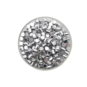 Granulés d'aluminium pur de qualité de revêtement sous vide Granulés d'aluminium 99.99% 3mm 5mm 6mm Granulés d'aluminium métallique