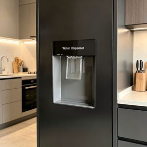 Refrigerador Negro de 4 Puertas con Dispensador de Agua, 560L de Gran Capacidad, Enfriamiento por Aire, Sin Escarcha, para el Hogar, Gran Capacidad - Product Image 4
