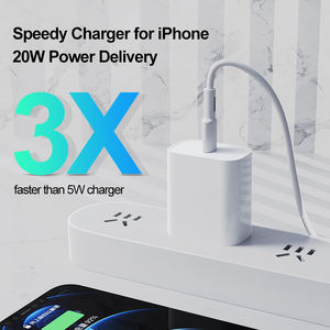 Los más vendidos de <span class=keywords><strong>Amazon</strong></span> 20w pd USB C cargador rápido adaptador de corriente tipo C cargador de viaje con cable para cargador multifunción de teléfono - Product Image 2