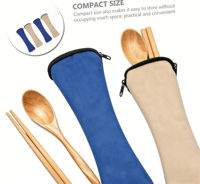 Ensemble d'alimentation pour bébé personnalisé, cuillère souple, vaisselle en néoprène de qualité alimentaire, sac à fermeture éclair, kit de couverts de voyage, étui en néoprène portable