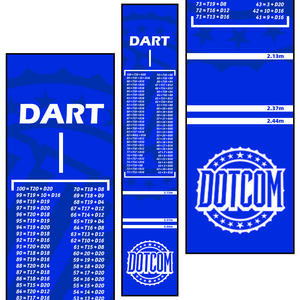 Alfombrilla de Dardos Personalizada de Nylon 100% OEM&ODM de Fábrica con Líneas de Oche y Líneas de Lanzamiento para Accesorios de Juego y Práctica de Dardos - Product Image 4