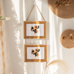 Fatto a mano 3-in-1 MDF combinazione cornice in legno eco-friendly <span class=keywords><strong>stampa</strong></span> UV fai <span class=keywords><strong>da</strong></span> te appendere <span class=keywords><strong>foto</strong></span> pieghevoli parete - Product Image 5