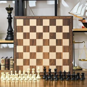Nuevo Juego de <span class=keywords><strong>Ajedrez</strong></span> Internacional de Gran Tamaño, Tablero Plegable, Piezas Dobles, para Niños, Estudiantes y Competencias - Product Image 3