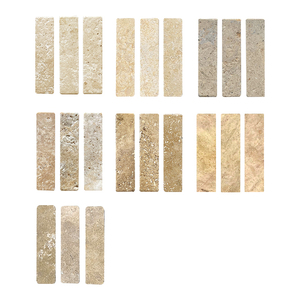 Beige 50*200mm Carreaux de pierre calcaire naturelle Carreaux de mur de sol à longue bande pour cafés Restaurants <span class=keywords><strong>Ardoise</strong></span> - Product Image 6