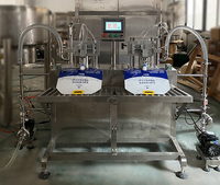 Machine automatique de remplissage bouchage de poche de bavoir aseptique liquide jus de vin rouge eau lait huile d'olive remplissage de sac dans la boîte