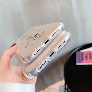 Funda negra para teléfono móvil de astronauta de dibujos animados en 3D para iPhone 14 13 12 11 pro Max para iPhone 15 funda man space - Product Image 5