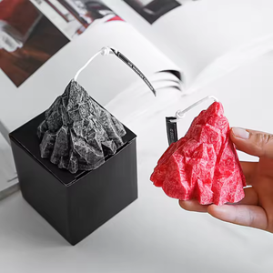 แม่พิมพ์ซิลิโคนฟองดองทำเค้กซิลิโคนรูปภูเขาน้ำแข็งหิมะภูเขา3D ทำเค้กเทียนและแม่พิมพ์ช็อคโกแลต - Product Image 4