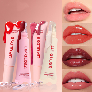 Gloss à lèvres hydratant et repulpant, brillance cristalline, effet verre, huile à lèvres, waterproof, longue tenue - Product Image 1