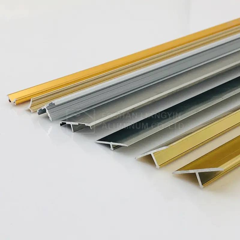 Tùy Chỉnh Cạnh Gốm Bảo Vệ Nhôm Tile Trim Hồ Sơ